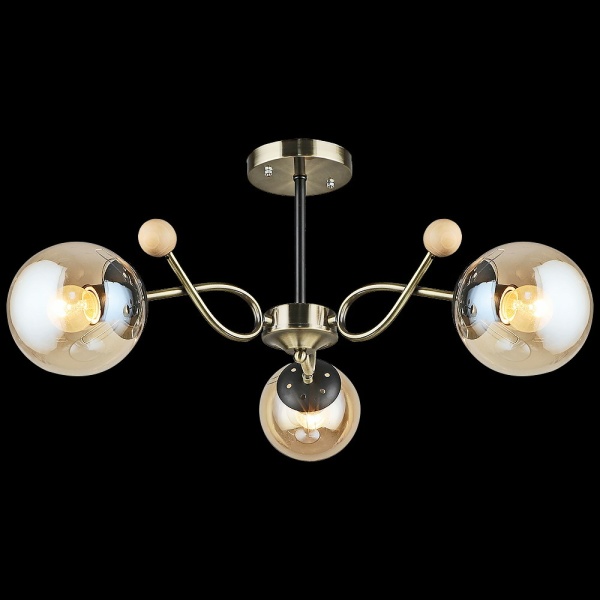 Потолочный светильник Reluce 02021-0.3-03 AB+BK