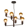Подвесная люстра Lussole Lgo HURON LSP-8156-G