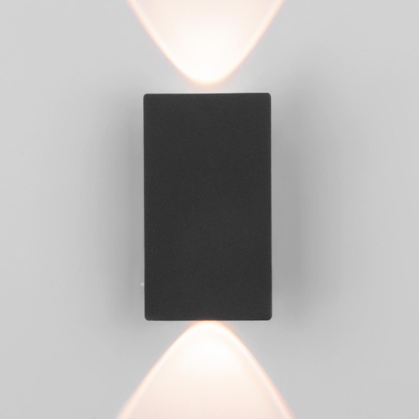 Уличный настенный светодиодный светильник Elektrostandard Mini Light 35154/D черный a060883