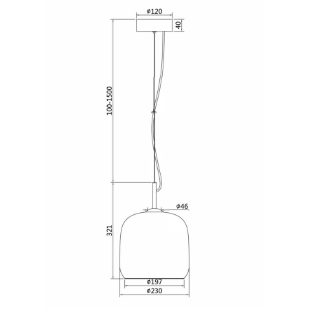 Подвесной светодиодный светильник Maytoni Madmen MOD128PL-L6SG