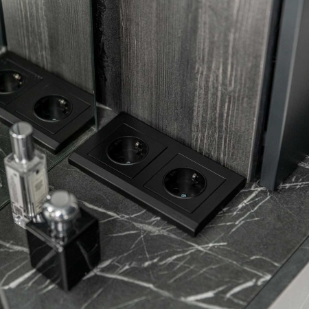 Рамка Werkel Stark на 2 поста черный W0021808 4690389161827