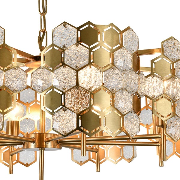 Подвесная люстра Indigo Delizia 12047/8P Brass V000572