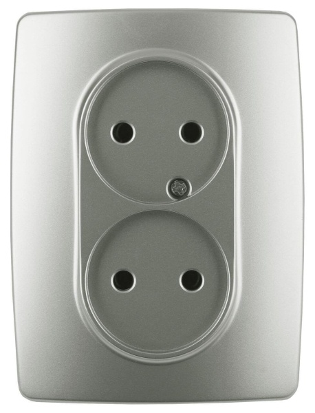 Розетка ЭРА 12 2x2P 16A 250V 12-2107-15 Б0031247
