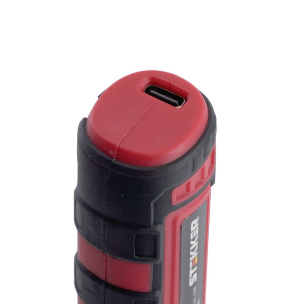 Паяльник беспроводной 8W, нихромовый нагреватель, 1800 mAh, 5В, красный/черный, PLE801-08 50098