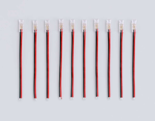 Соединитель гибкий односторонний AMBRELLA LIGHT ILLUMINATION COB 12/24V для лент 5mm (2 конт.) (10шт. в комплекте) GS7373