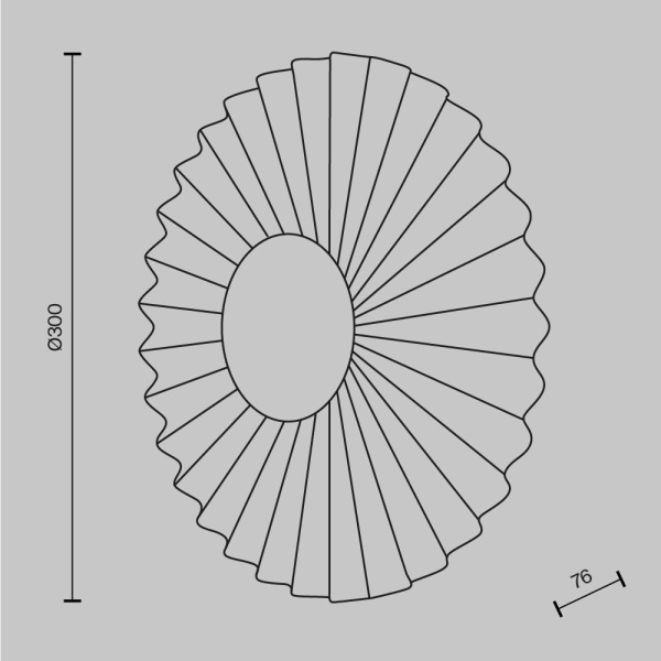 Настенный светодиодный светильник Maytoni Fiore MOD233WL-L11BS3K