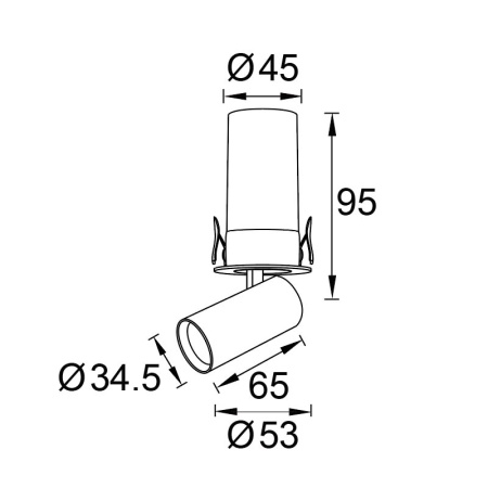 Встраиваемый светильник Mantra GARDA 9143
