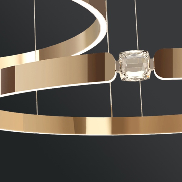 Подвесная люстра Imperium Loft Sellif B Ring D40 Brass 231733-23