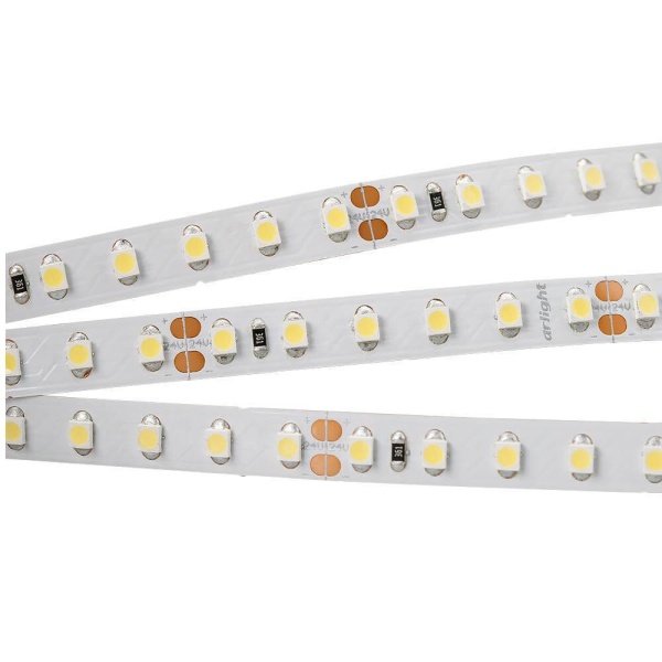 Светодиодная лента Arlight 9,6W/m 120LED/m 3528SMD теплый белый 5M 018090(B)