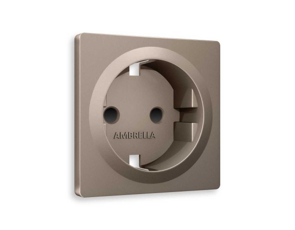 Лицевая панель розетки AMBRELLA VOLT AP6370