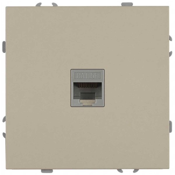 Розетка ЭРА Galaxy 15-3107-04 информационная RJ45 IP20 шампань Б0070741
