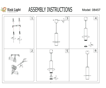 Подвесной светильник Kink Light Каям 08457-1A,19