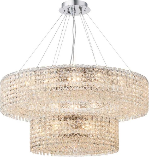 Люстра подвесная хрустальная 2179/09/26P Stilfort, серия Delone