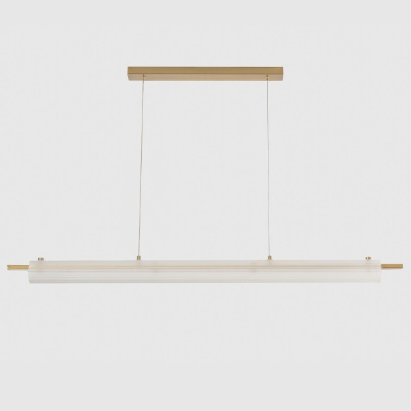 Подвесной светодиодный светильник Crystal Lux Tunnel SP40 Led Brass