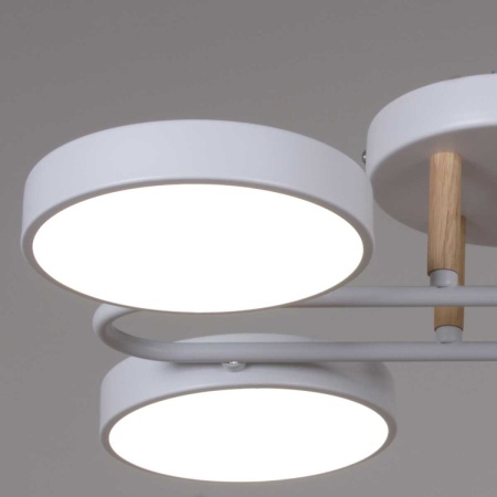 Светильник потолочный Reluce 03322-0.3-08 WH+WOOD