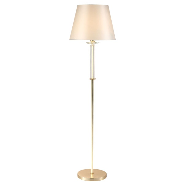 Торшер Crystal Lux Nicolas PT1 Gold/White