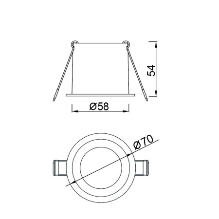 Встраиваемый светильник Mantra MALT 9232