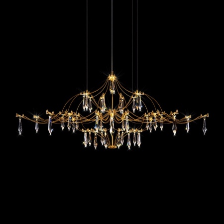 Подвесная люстра Loft IT Mira 10587/1000 Gold Asfour