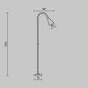 Ландшафтный светильник Maytoni Outdoor O531FL-L3B3K