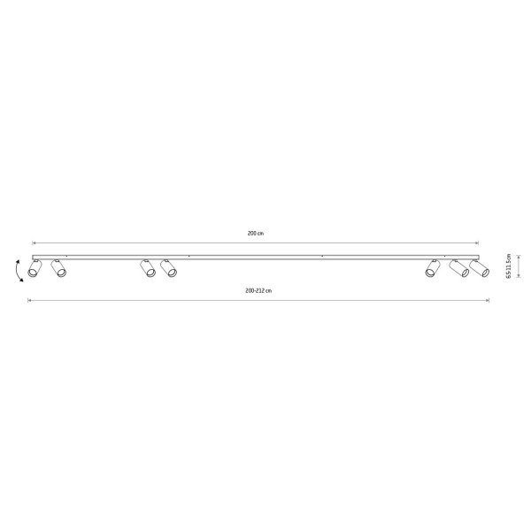 Накладной спот Nowodvorski Fourty Surface VII Black 10743