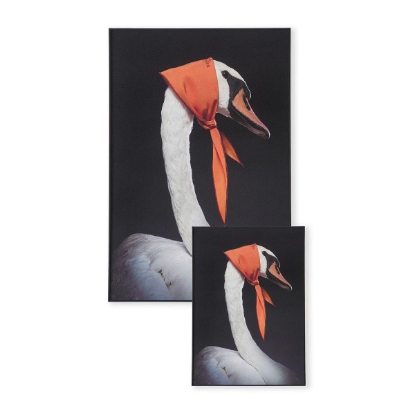 Картина Lumina Deco FP Hermes Swan 80-120