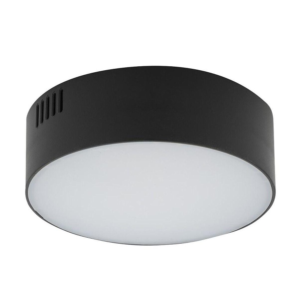 Потолочный cветильник Nowodvorski Lid Round Led Black 10415