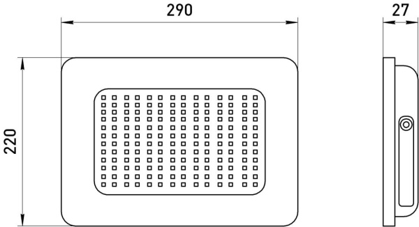 Прожектор светодиодный уличный ЭРА LPR-023-0-65K-150 Б0052027