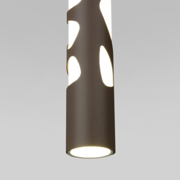 Подвесной светодиодный светильник Elektrostandard DLR037 12W 4200K кофейный a044558