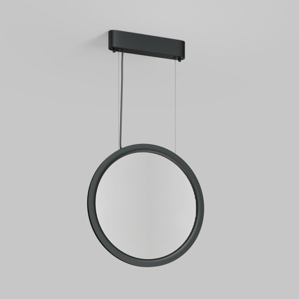 Подвесной вертикальный светодиодный светильник Denkirs Veil DK6604-BK