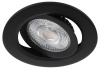 Светильник светодиодный встраиваемый ЭРА KL LED 25A-5 3K BK 5Вт 3000К круглый поворотный черный Б0068164