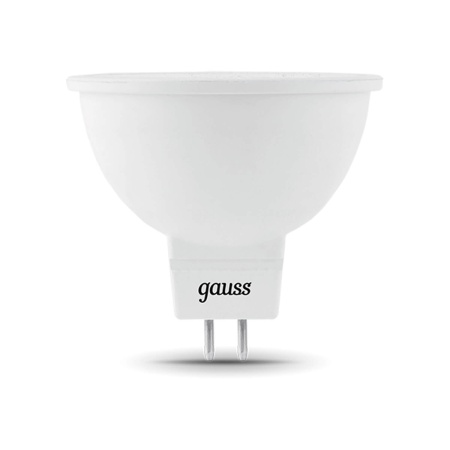 Лампа светодиодная Gauss GU5.3 5W 6500K матовая 201505305