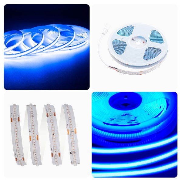 Светодиодная лента Apeyron 14W/m 512LED/m COB синий 5M 217ОО