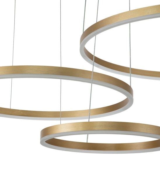 Подвесной светодиодный светильник Indigo Galass 14001/3P Gold V000013L