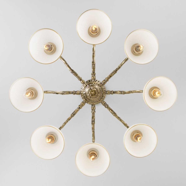 Потолочная люстра Eurosvet Caldera 60106/8 античная бронза