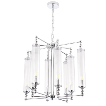 Подвесная люстра Crystal Lux Tomas SP8 D650 Chrome