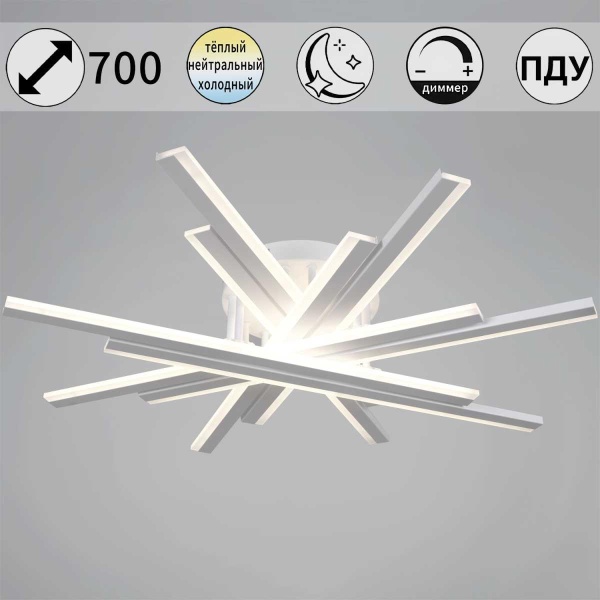 Светильник потолочный Reluce 16090-0.3-08 BK/WH