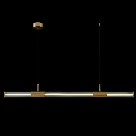 Подвесной светодиодный светильник Crystal Lux Lineup SP24W Led Brass