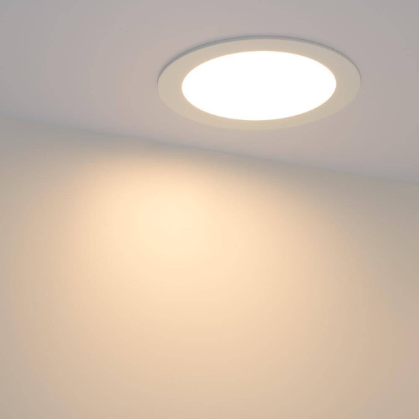 Встраиваемый светодиодный светильник Arlight DL-192M-18W Warm White 020116