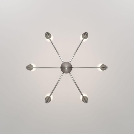 Подвесная люстра Eurosvet Rhyton 60167/6 никель