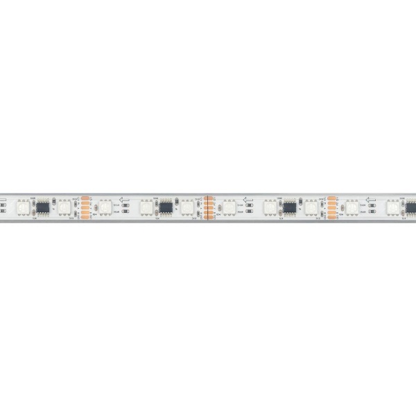Светодиодная лента герметичная Arlight 14W/m 60LED/m 5060SMD разноцветный 5М DMX-PS-B60-12mm 12V 039605