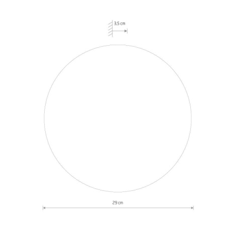 Настенный светодиодный светильник Nowodvorski Ring Led M 10277