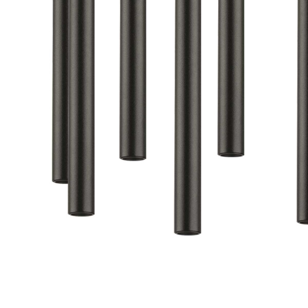 L8T747447 Люстра TUBO LED 40W 2560LM 25G ЧЕРНЫЙ 4000K