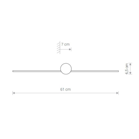 Настенный светодиодный светильник Nowodvorski Triangles Led 8127