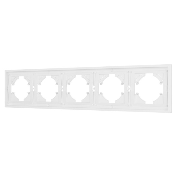 Рамка пластиковая FRM-TENDO-PL-5-WH Arlight 053851