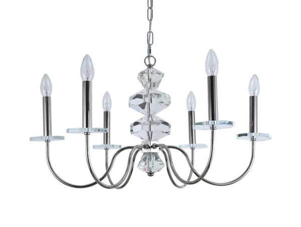 Люстра NEWPORT 3876/С nickel