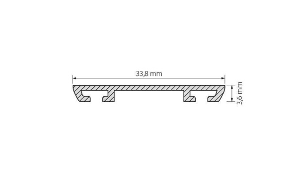 Профиль Arlight PHS-A-Base-H3.6-2000 Anod 019862