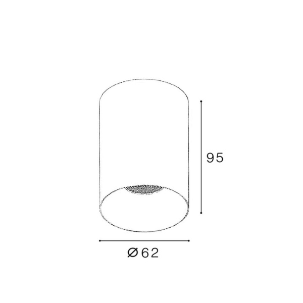 Накладной светодиодный светильник Italline IT02-027 black 3000K