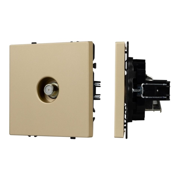 Механизм спутниковой розетки SCT-NOBE-MST1-SFPL-GD (SAT) Arlight 054298