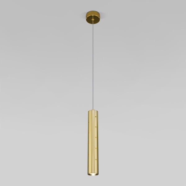 Подвесной светодиодный светильник Elektrostandard Bong 50214/1 Led золото a055667