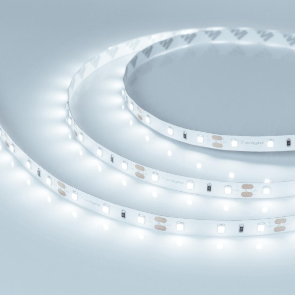 Светодиодная лента Arlight 4,8W/m 60LED/m 2835SMD холодный белый 5M 014884(2)